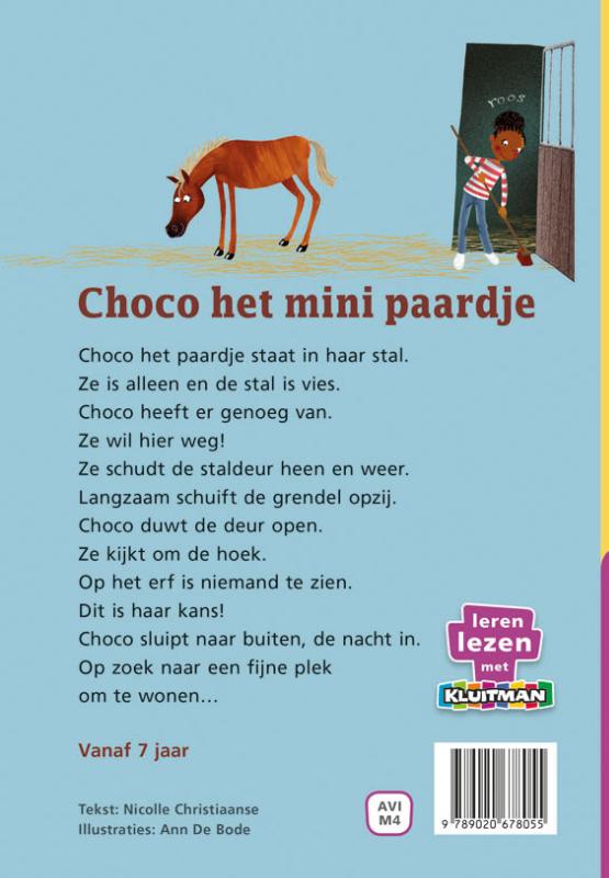 Choco het minipaardje / Choco het minipaardje achterkant