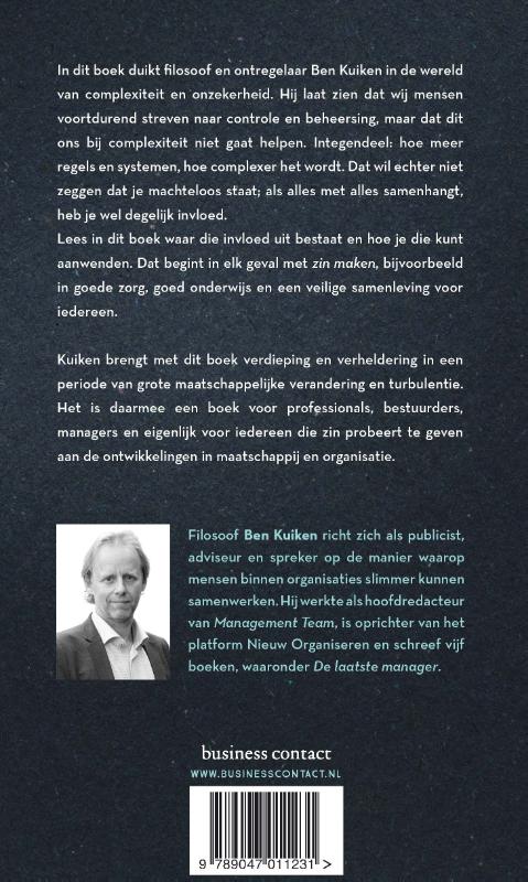 De zinmakers De zinmakers achterkant