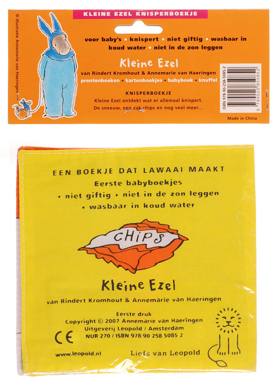 Kleine Ezel Knispert Knisperboekje Kleine Ezel Knispert Knisperboekje achterkant