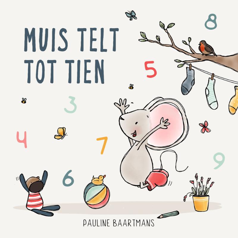 boekenbalie_9789025114541_cover Muis telt tot tien / Thuis bij Muis