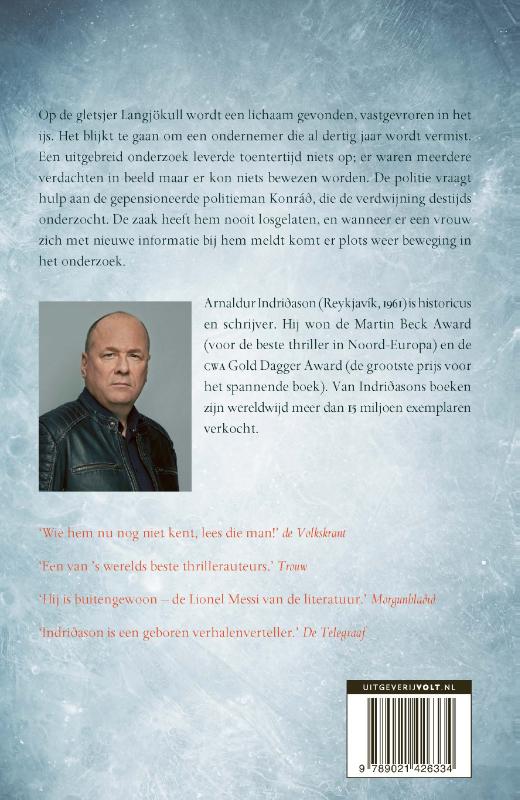 Smeltend ijs achterkant