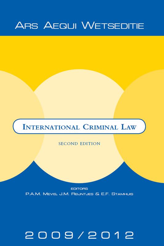 boekenbalie_9789069169330_cover International Criminal Law / 2009/2012 / Ars Aequi Cahiers - Privaatrecht