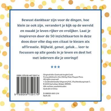 Dankbaar zijn - Inzichtkaarten achterkant