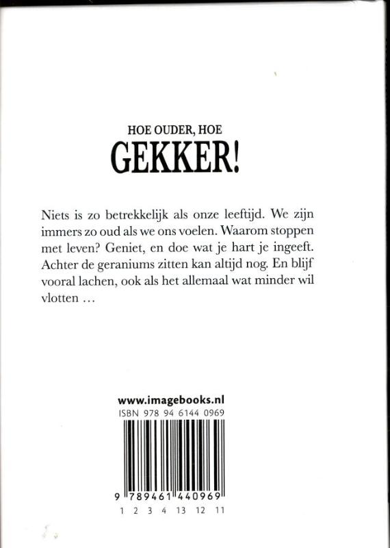Hoe ouder hoe gekker! achterkant