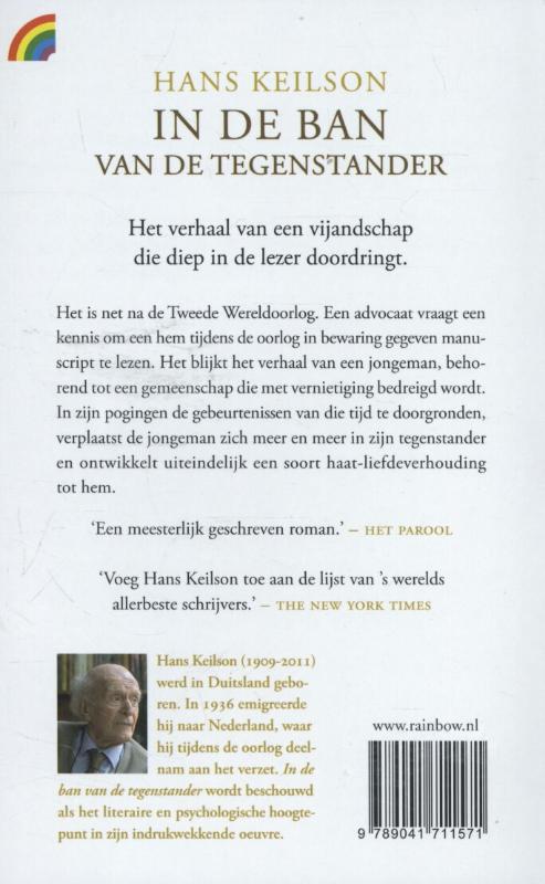 In de ban van de tegenstander / Rainbow paperback achterkant