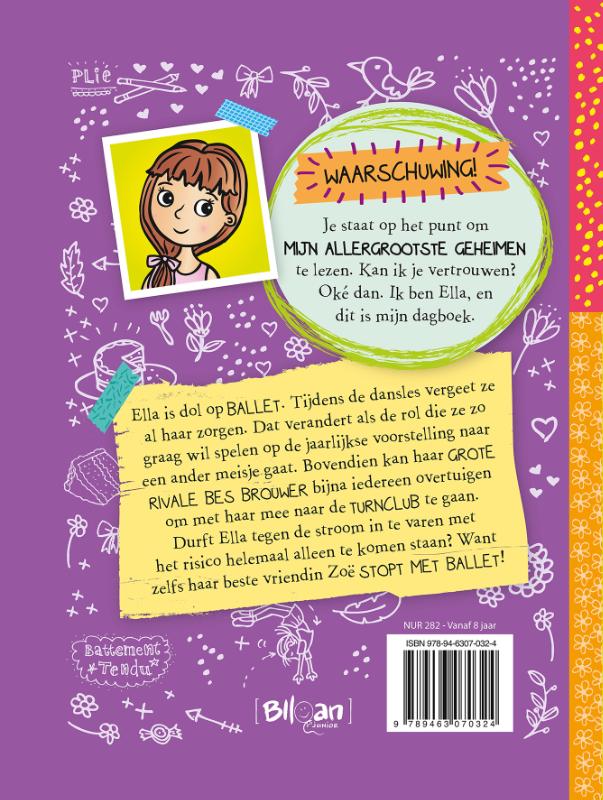 Prima ballerina XXX / Ella - Mijn dagboek achterkant