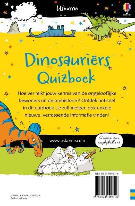 Dinosauriërs achterkant