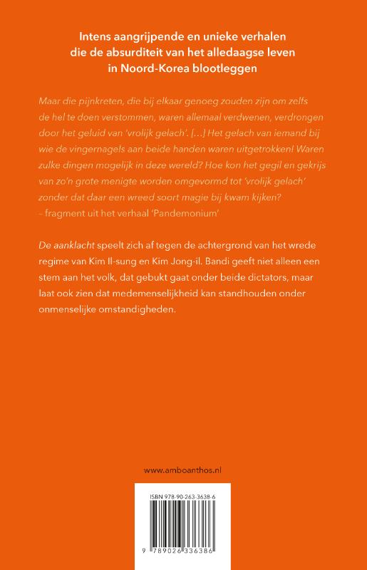 De aanklacht achterkant