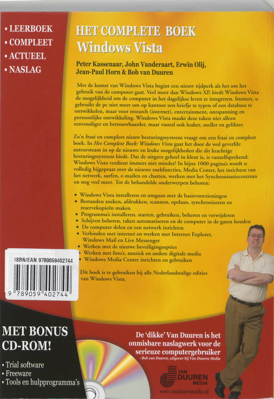 Het Complete Boek Windows Vista achterkant