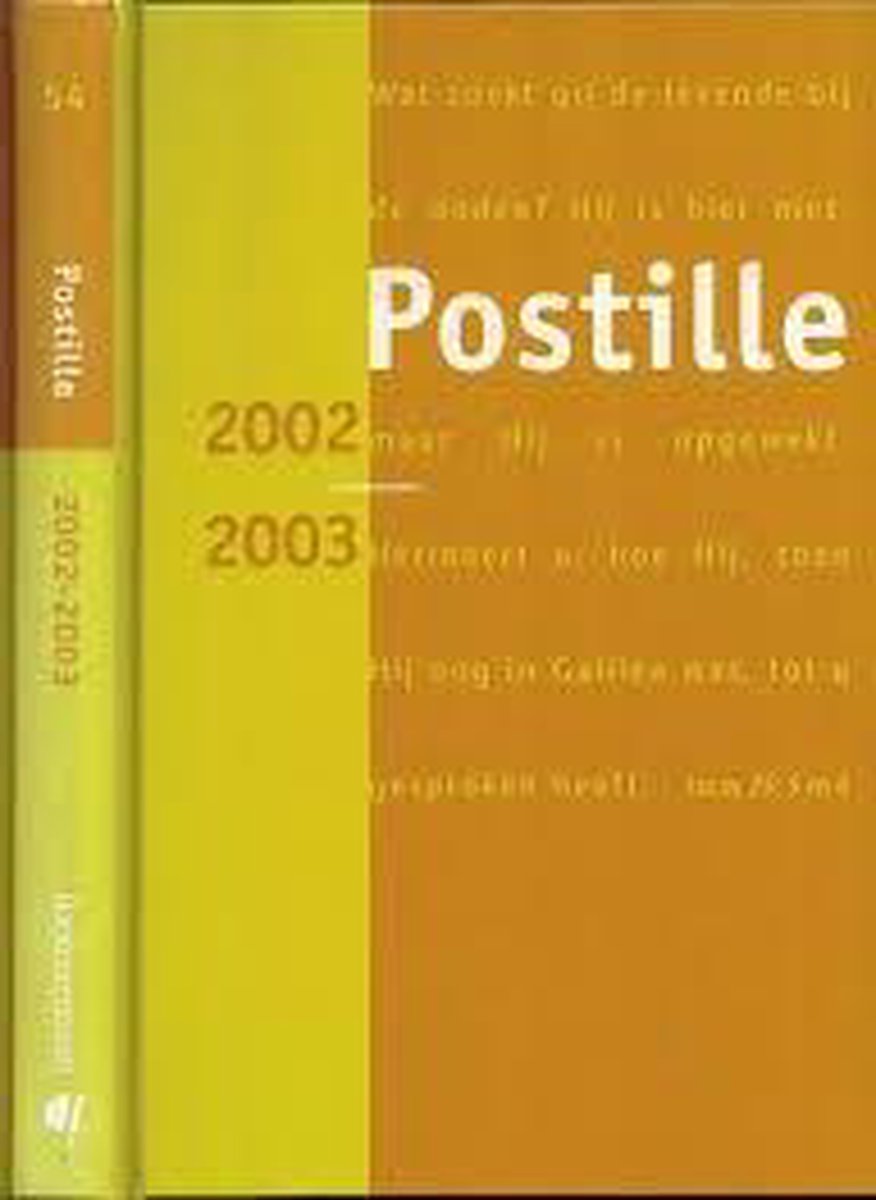POSTILLE 54 (2002-2003)
