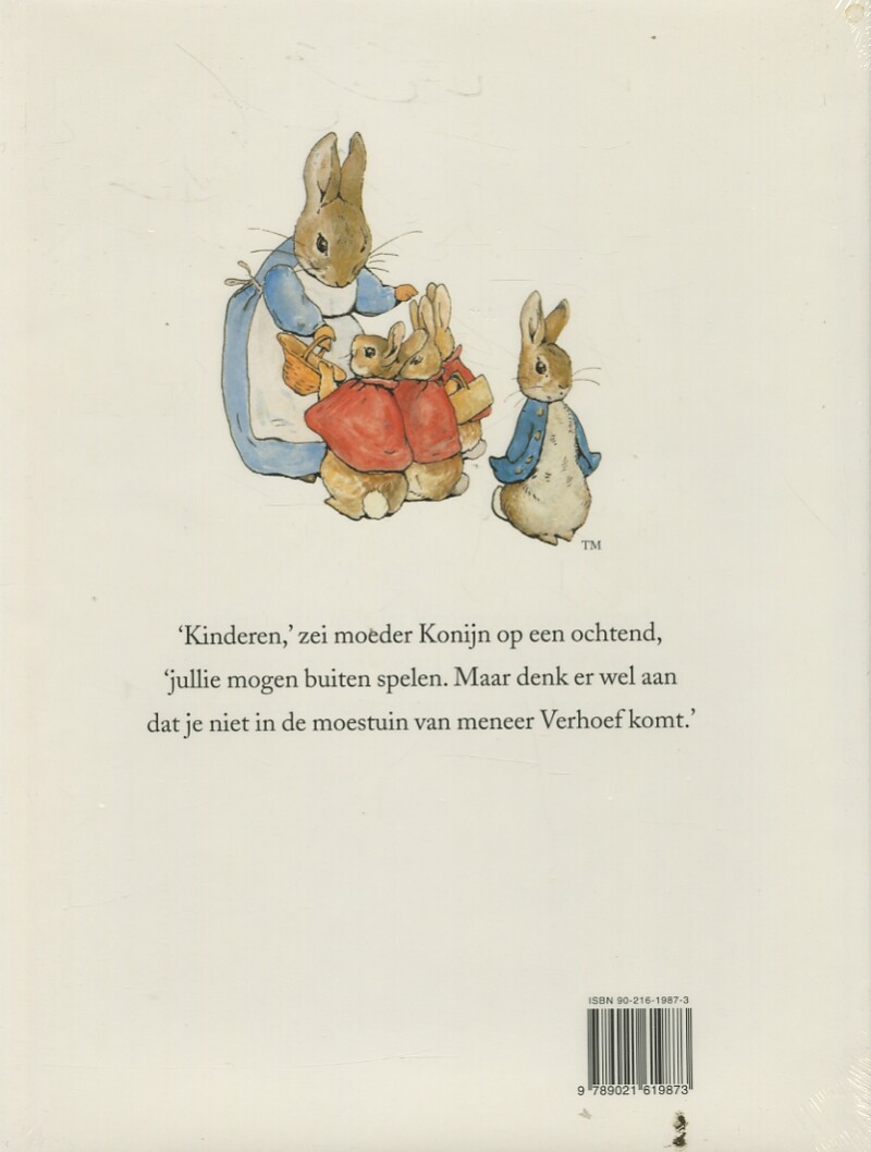 Het prentenboek van Pieter Konijn achterkant