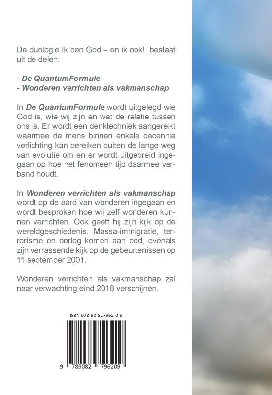 Ik ben God - en ik ook ! / De QuantumFormule / 1 achterkant