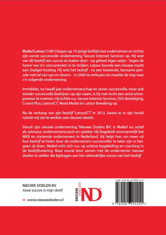 Van ondernemer naar ondernemen achterkant