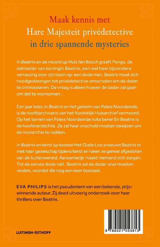 Beatrix - Hare Majesteit privédetective / Hare Majesteit privédetective Beatrix - Hare Majesteit privédetective / Hare Majesteit privédetective achterkant