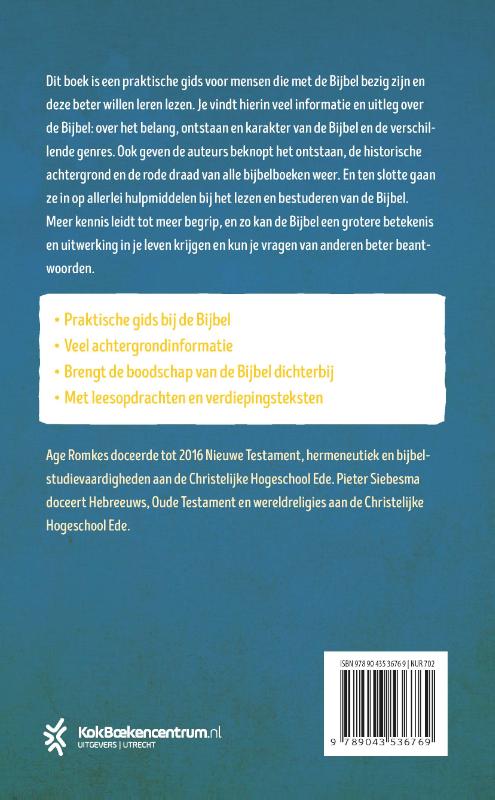 De Bijbel voor iedereen achterkant