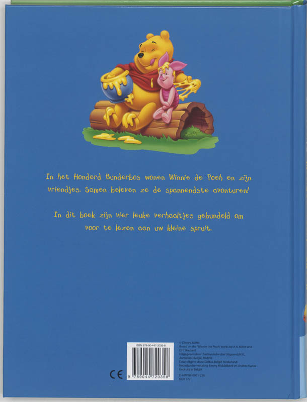 Disney Mooiste Voorleesboek Winnie De Poeh achterkant
