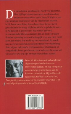 Duizend jaar vaderlandse geschiedenis achterkant