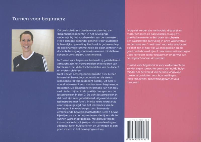 Turnen voor beginnerz achterkant