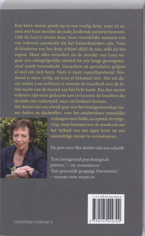 Het duister dat ons scheidt achterkant