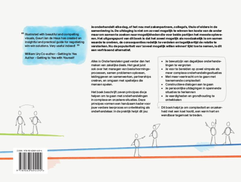 Alles is onderhandelen achterkant