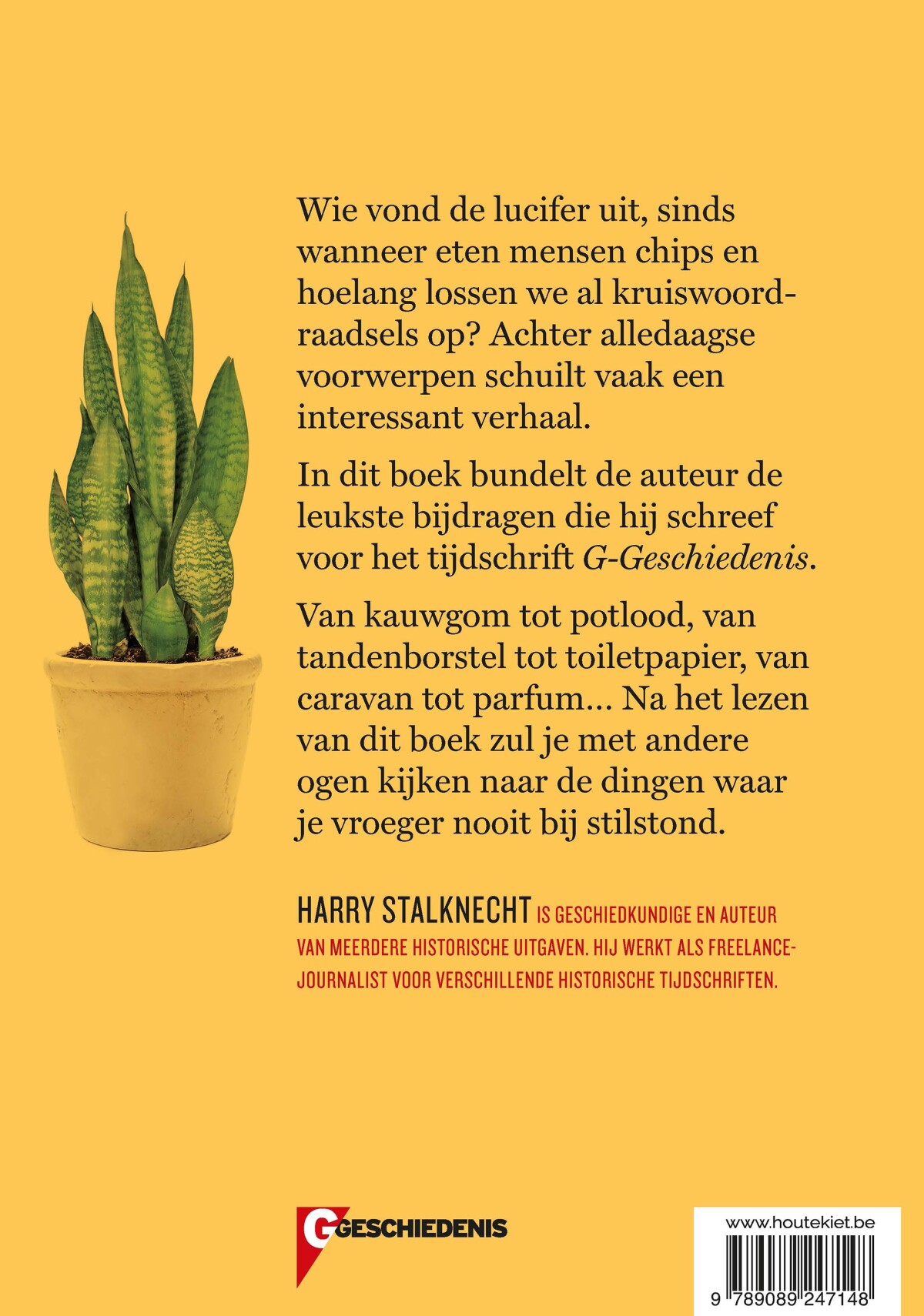 Een kleine geschiedenis van alledaagse dingen achterkant