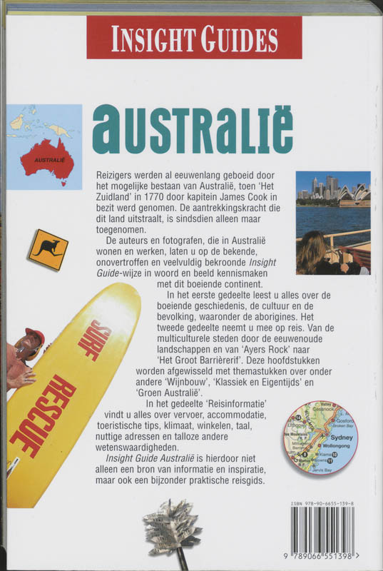 Australië / Nederlandse editie / Insight guides achterkant