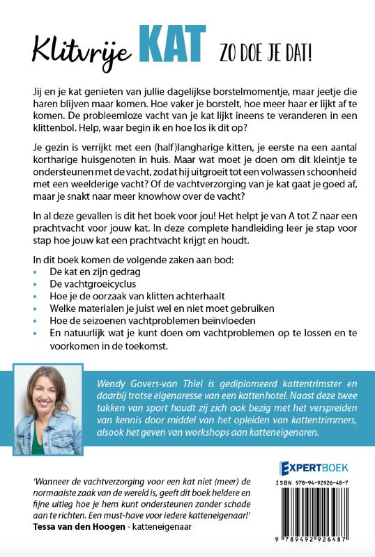 Klitvrije kat, zo doe je dat! achterkant