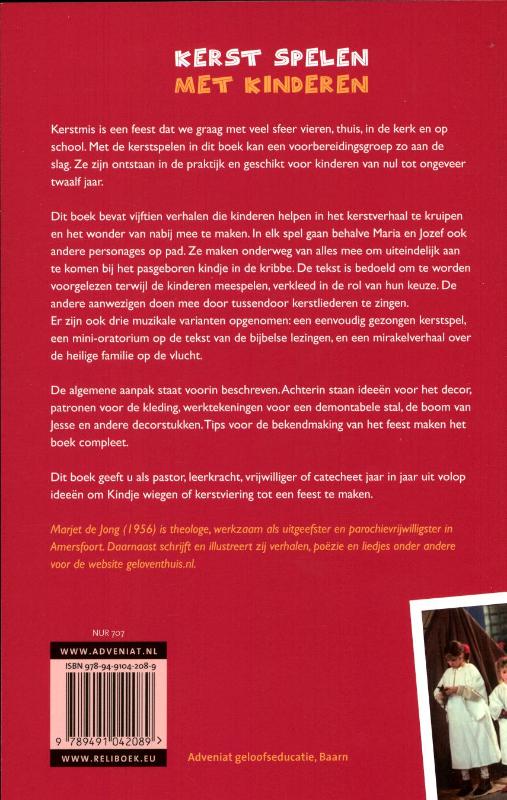 Kerst spelen met kinderen Kerst spelen met kinderen achterkant