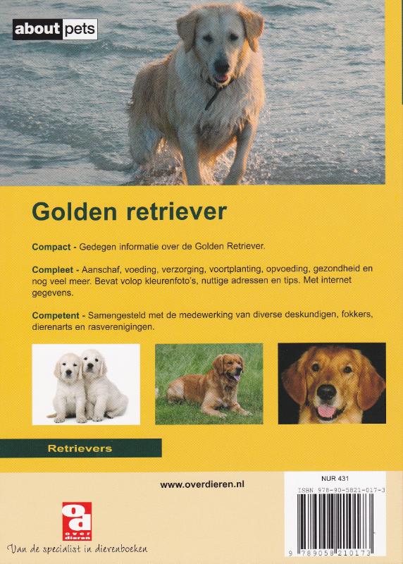 De golden retriever / Over Dieren achterkant