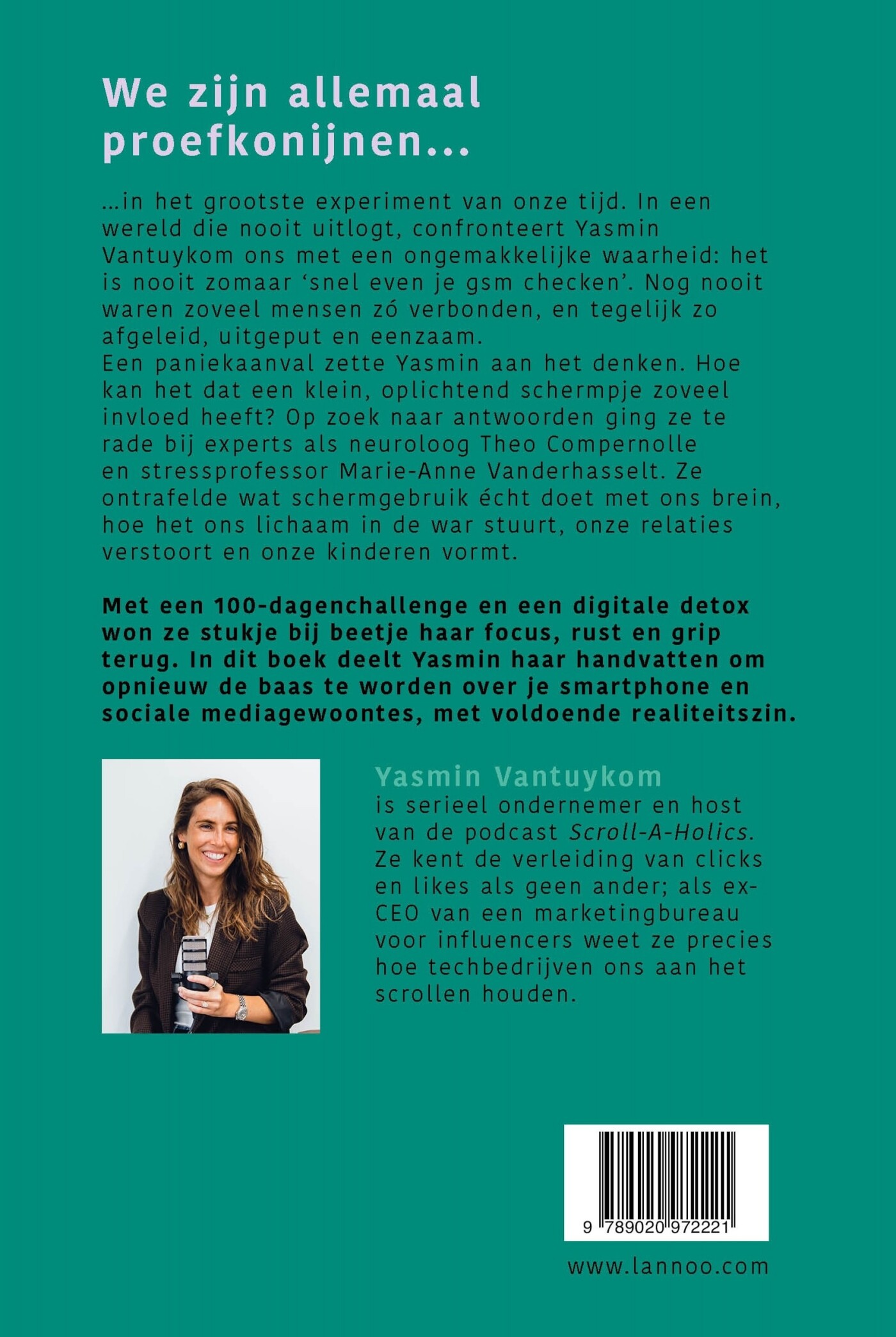 Scrollaholics achterkant