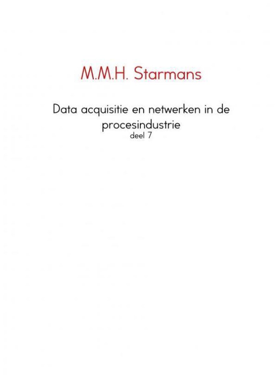 Data acquisitie en netwerken in de procesindustrie 7