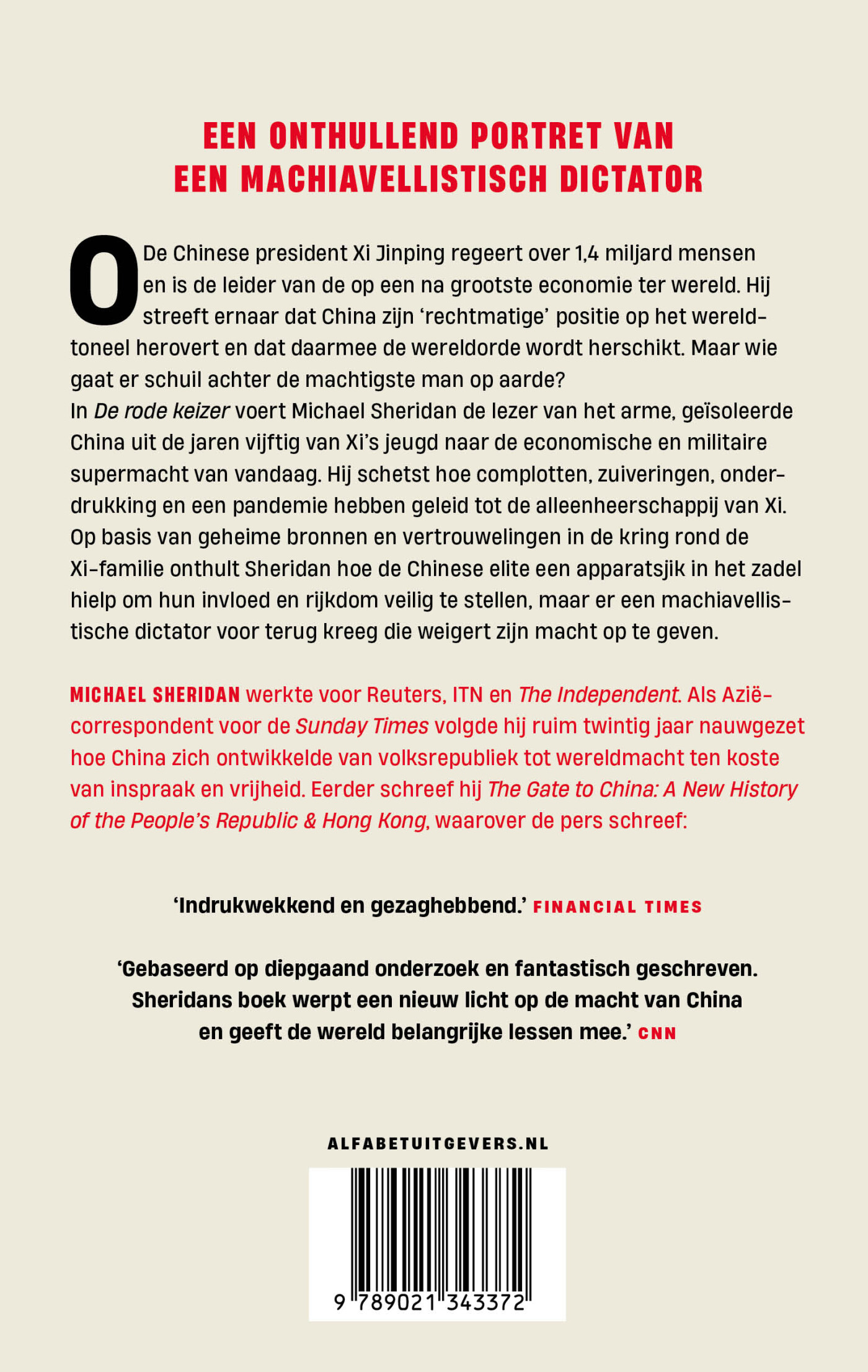 De rode keizer achterkant