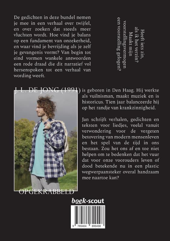 Opgekrabbeld achterkant