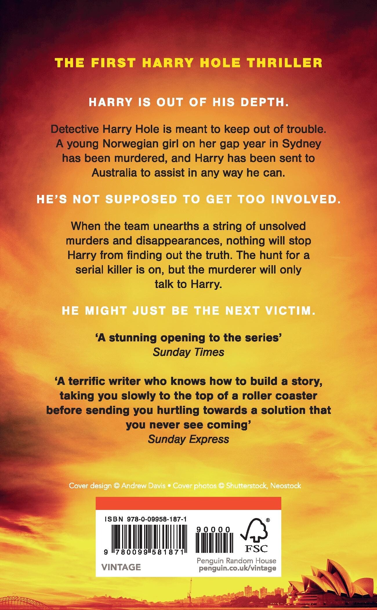 The Bat  (Harry Hole 1) achterkant