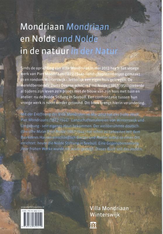 Mondriaan en Nolde in de natuur; Mondriaan und Nolde in der Natur achterkant