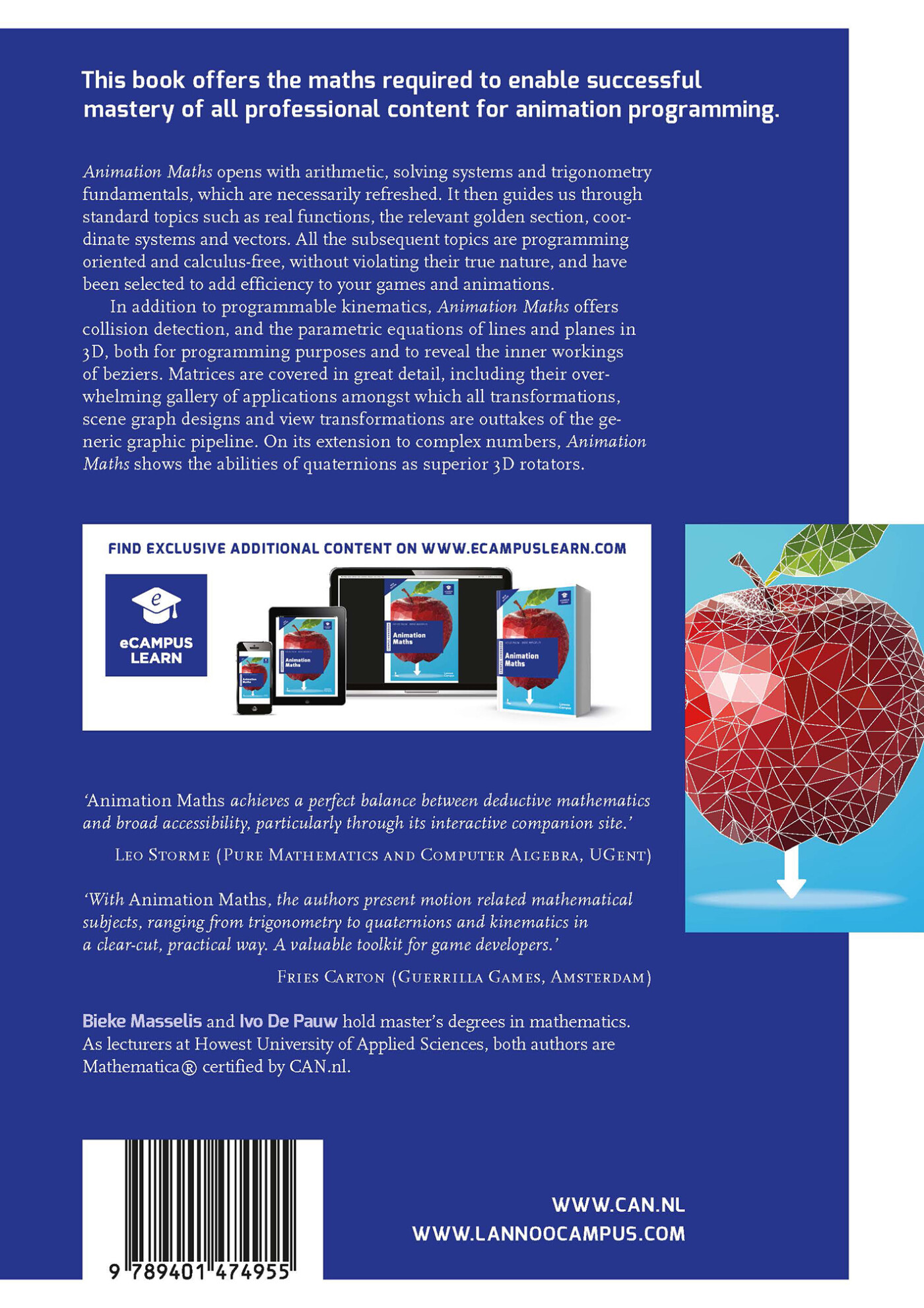 Animation maths / Campus handbook achterkant