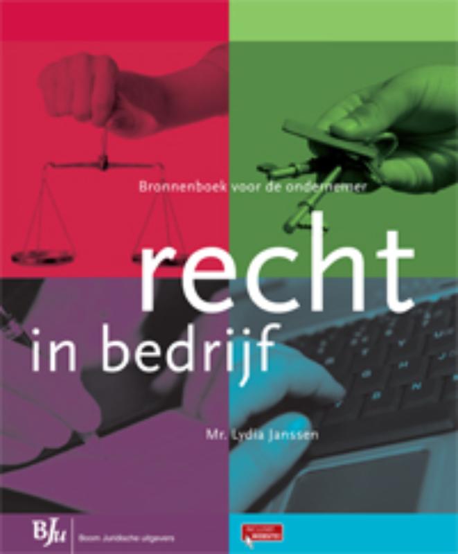 boekenbalie_9789089746122_cover Recht in bedrijf / Bronnenboeken MBO