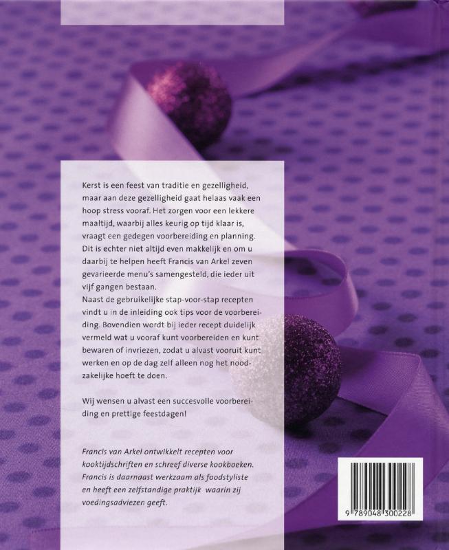 Kerstmenu's Kerstmenu's achterkant