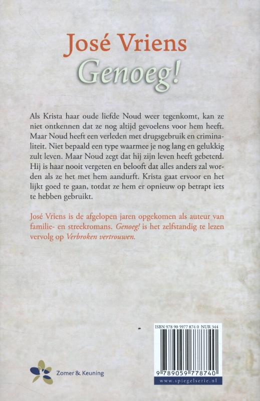 Genoeg! / Spiegelserie achterkant