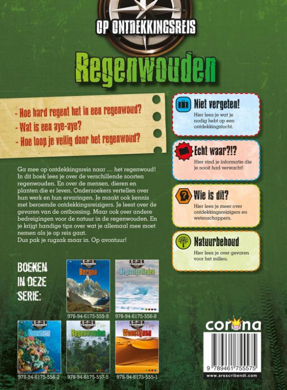 Regenwouden / Op Ontdekkingsreis! achterkant