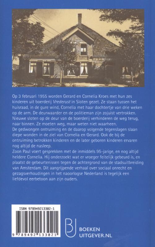 De kwestie Vrederust achterkant