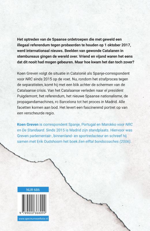 Verscheurd Catalonië achterkant