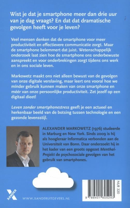 Leven zonder smartphonestress Leven zonder smartphonestress achterkant