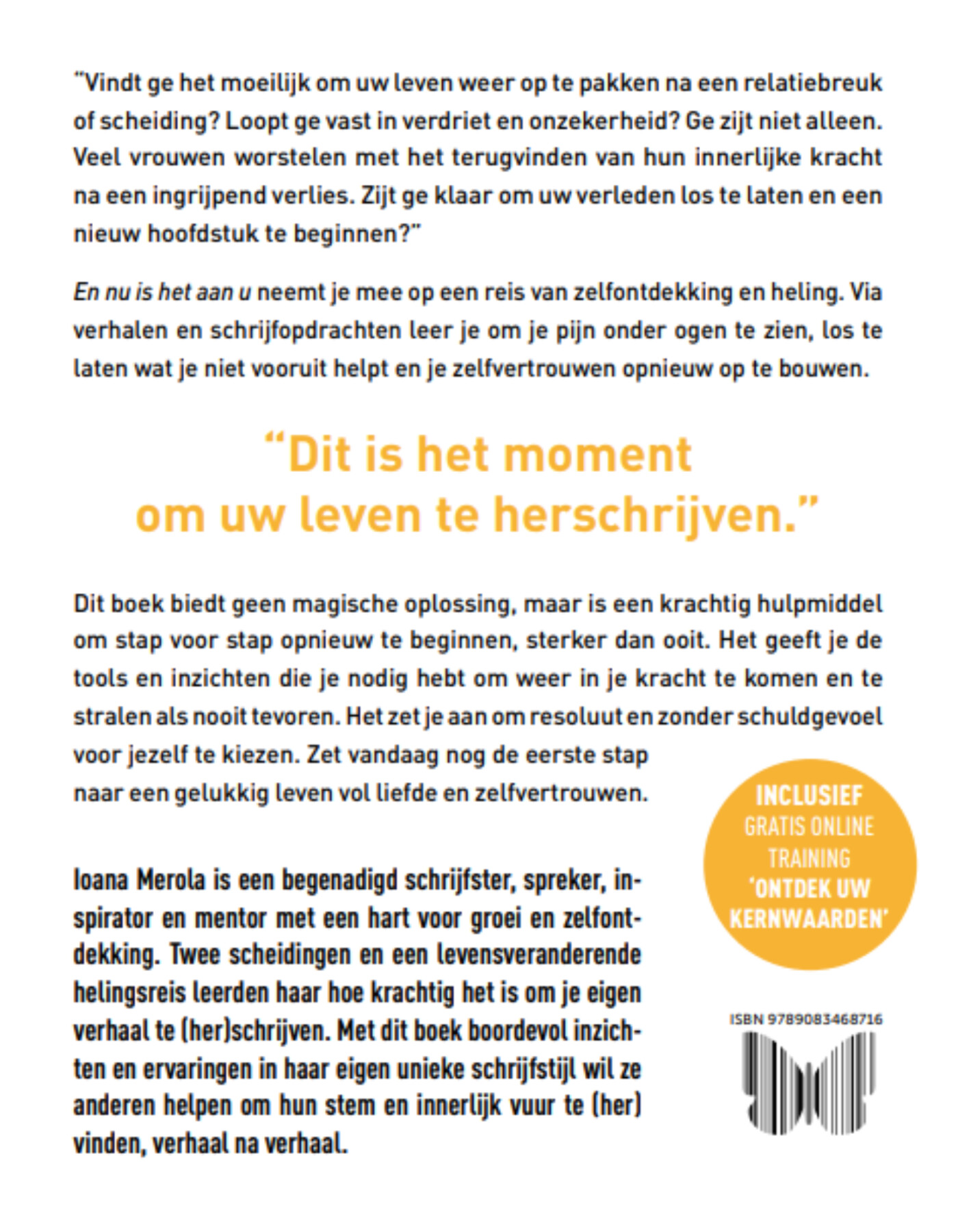 En nu is het aan u achterkant