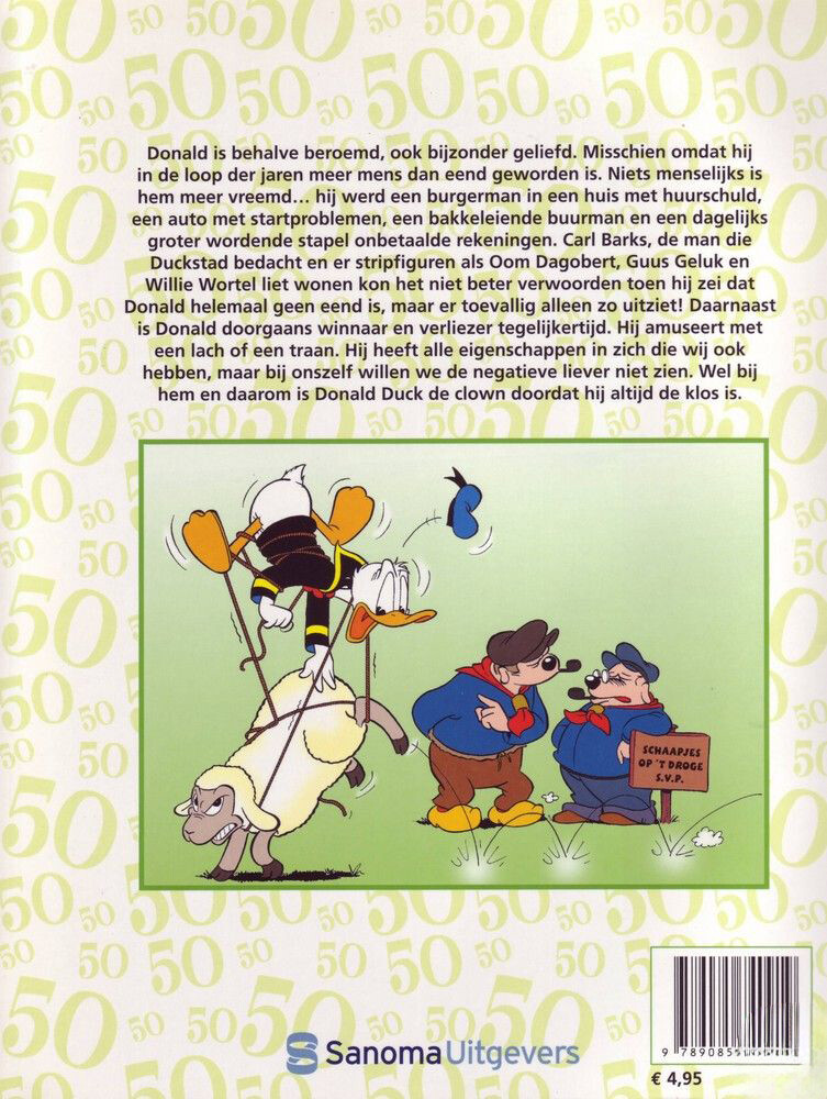 50 Vrolijke stommiteiten van Donald Duck / 50-reeks Disney / 8 achterkant