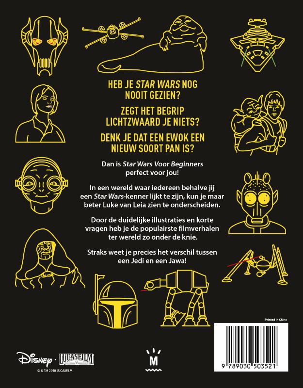 Star Wars voor beginners achterkant