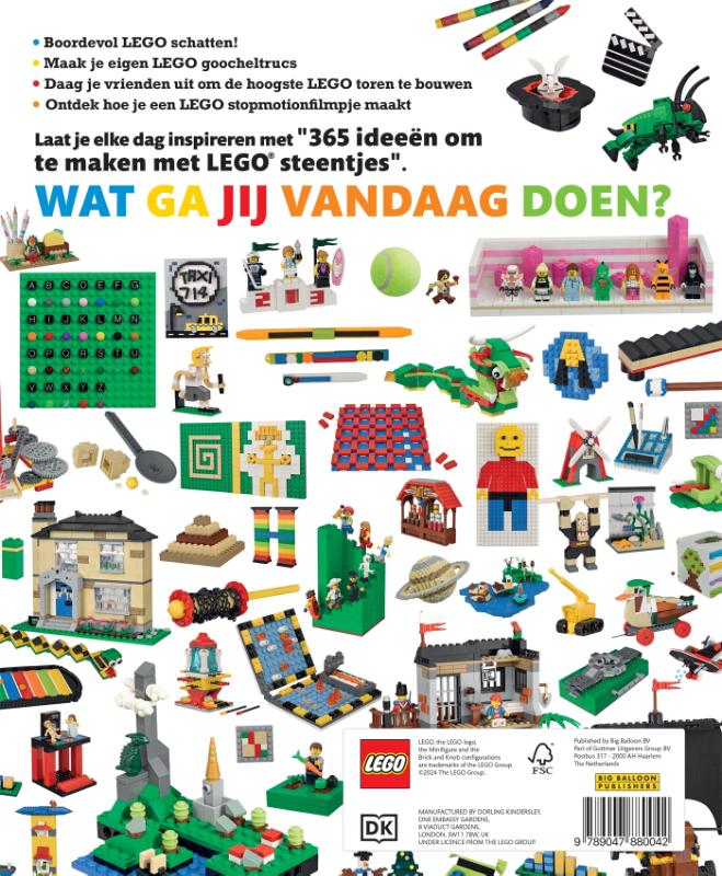 365 ideeën om te maken met LEGO steentjes / LEGO achterkant