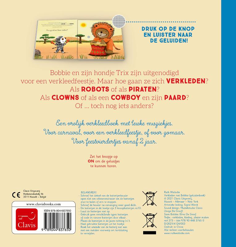 Verkleden met Bobbie / Bobbie achterkant