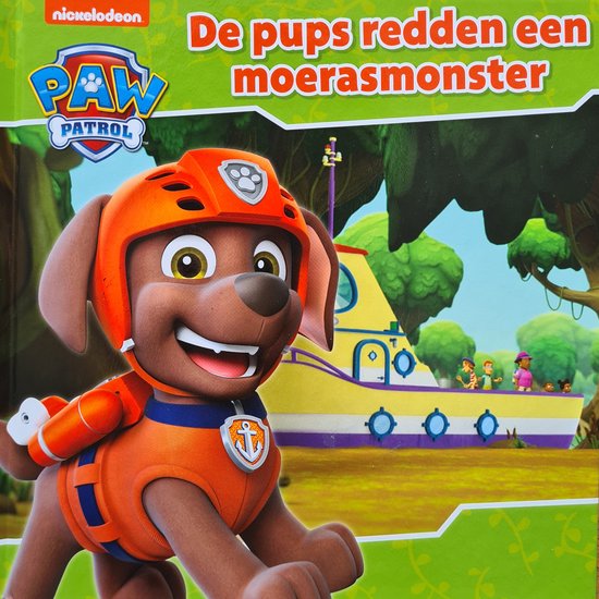 Paw-Patrol-Voorleesboekje-De pups redden een Moerasmonster-Kinderen