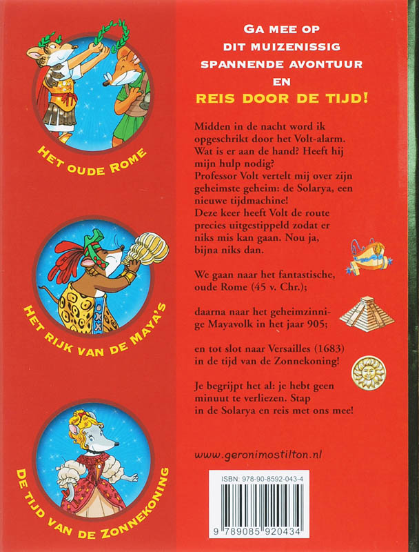 Reis door de tijd / 2 / Geronimo Stilton achterkant